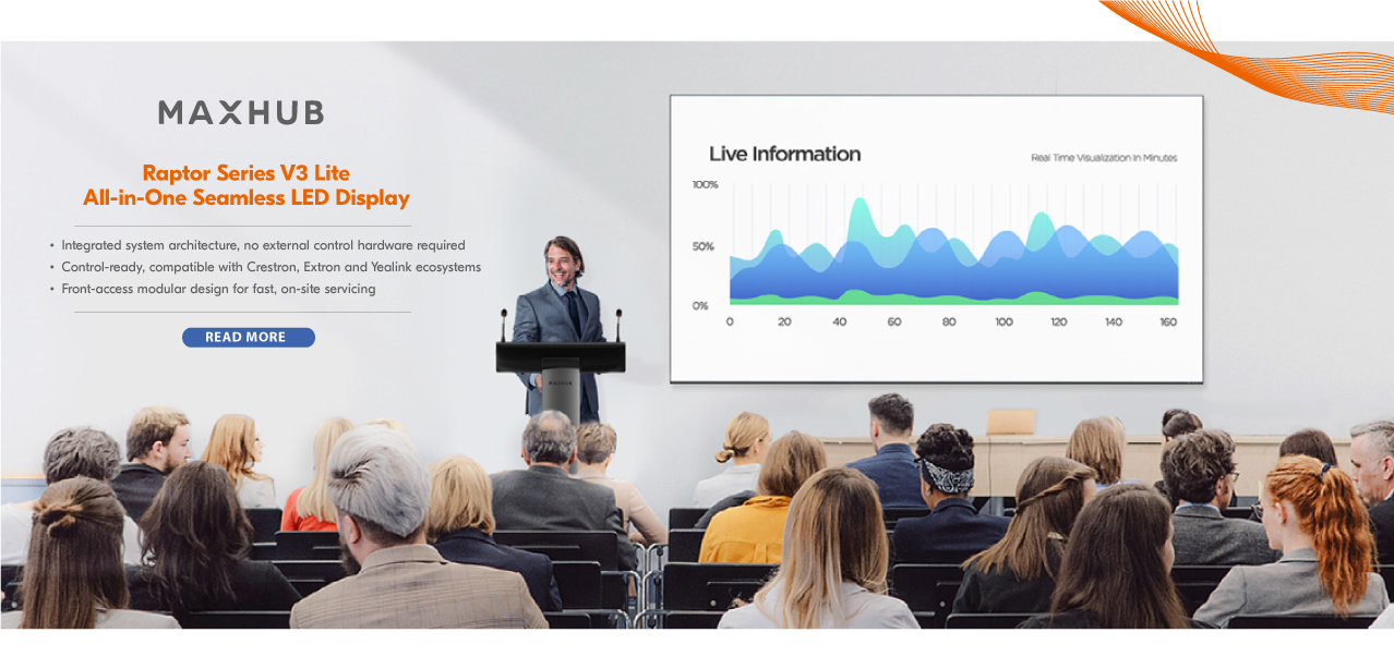 Raptor Series V3 Lite: All-in-One Seamless LED Display