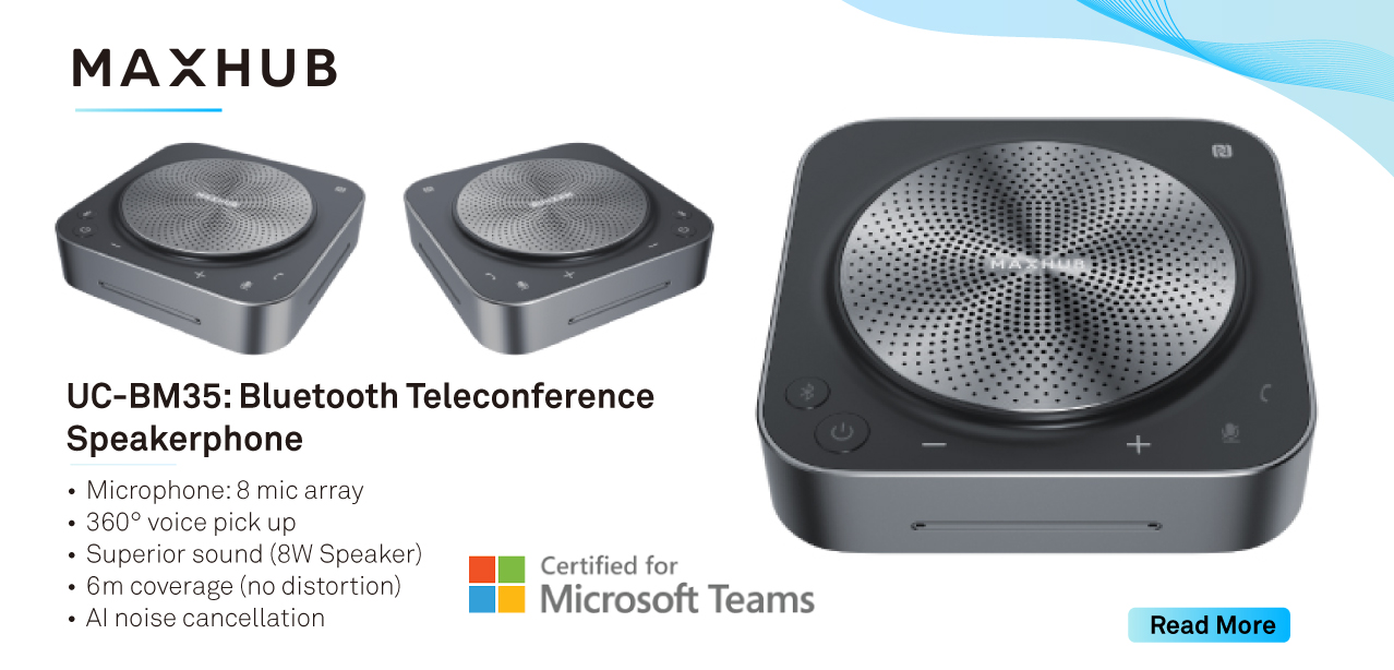 UC-BM35: Bluetooth Teleconference Speakerphone (Microsoft Certified)