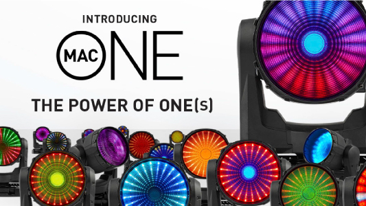 Martin Professional Introduces MAC One Creative BeamWash Moving Head with Fresnel Lens