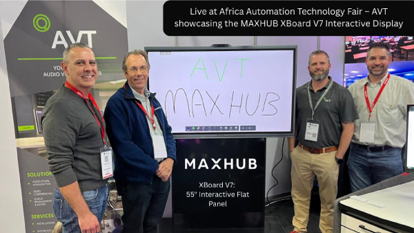 MAXHUB XBoard V7 Showcased by AVT at Africa Automation Technology Fair 2025