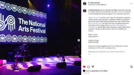 Lighting Culture and Creative Legacy: BMLD’s Journey at the National Arts Festival 2025