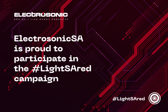 ElectrosonicSA is proud to participate in the #LightSAred campaign
