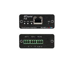 FC-101Net 2–Channel Dante Decoder & PoE Acceptor