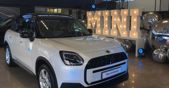 Vision Media's Versa-Lights Illuminate the Mini Clubman Reveal at Donford BMW Somerset West