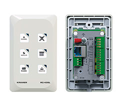 RC-43SL 6–button Touch–Sensitive Ethernet Control Keypad (US)